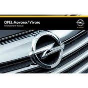 Opel Vivaro 2015 manual cover