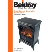 Beldray BA772959 Small Electric Stove With Flame Effects manual cover