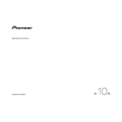 Pioneer A-10-K manual cover