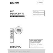 Sony KDL-22EX308 manual cover