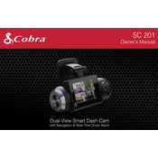 Cobra SC 201 manual cover