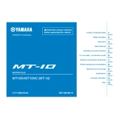 Yamaha MT10N, MT10NC MT 10 2022 manual cover