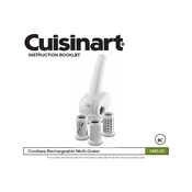 Cuisinart CMG-20 manual cover