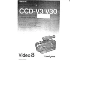 Sony CCD-V3 manual cover