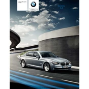 BMW 750i ActiveHybrid 7 Series 2011 manual cover