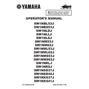 Yamaha SW1NBL53J, SW1NBS53J, SW1NLDJ 2018 manual cover