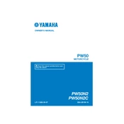 Yamaha PW50N2, PW50N2C PW50 2009 manual cover