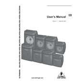 Behringer Ultrabass BXL450 manual cover