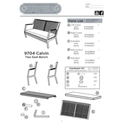 Realflame 9704 Calvin manual cover