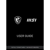 MSI Creator 15 A11UE manual cover