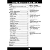 Cobra 29 LX manual cover