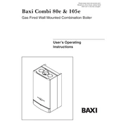 Baxi 80e Combi manual cover