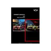 Mini Convertible 2010 manual cover