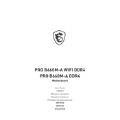 MSI Pro B660M-A WIFI DDR4, Pro B660M-A DDR4 manual cover