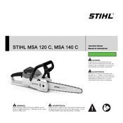 Stihl MSA 120 C-BQ MSA 140 C-BQ manual cover