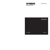 Yamaha EF2800i manual cover