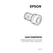 Epson PowerLite 7800p manual cover