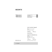 Sony KDL-55W650D manual cover