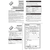 Panasonic CF-BAW0512U manual cover