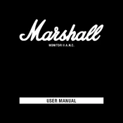Marshall Monitor II ANC manual cover