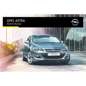 Opel Astra 2017.5 manual cover