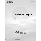 Sony DVP-CX870D manual cover