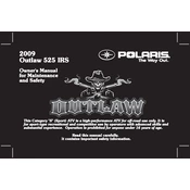 Polaris Outlaw 525 IRS manual cover