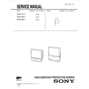 Sony SCN-41X1 manual cover