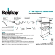 Beldray LA023773TQ 3-Tier Deluxe Clothes Airer manual cover