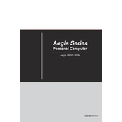 MSI Aegis B907, B909 manual cover