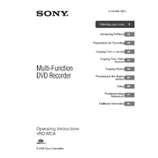 Sony VRD MC6 manual cover