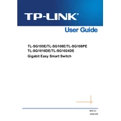 tp-link TL-SG108PE manual cover