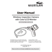 Whistler WIC2409C Wireless Inspection Camera manual cover