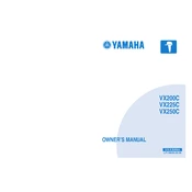 Yamaha VX200TLRC manual cover