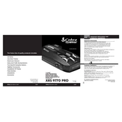 Cobra XRS 9770 PRO manual cover