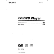 Sony DVP-S7700 manual cover