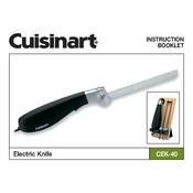 Cuisinart CEK-40 manual cover