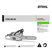 Stihl MS 201 manual cover