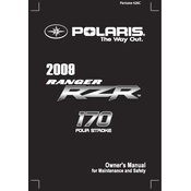 Polaris Ranger RZR 170 manual cover