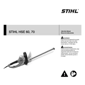 Stihl HSE 60 HSE 70 manual cover