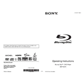 Sony BDP-S270 manual cover