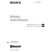 Sony DRC-BT31 manual cover