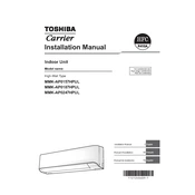 Carrier Toshiba MMK-AP0187HPUL manual cover