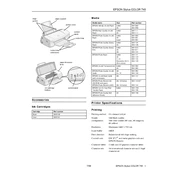 Epson Stylus Color 740 Special Edition manual cover