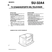 Sony SU-32A4 manual cover