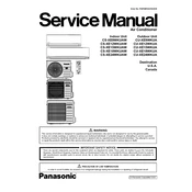 Panasonic CS-XE9WKUAW, CS-XE12WKUAW manual cover