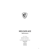 MSI MEG Z690 Ace manual cover