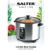 Salter EK1932 1.8 Litre Rice Cooker manual cover