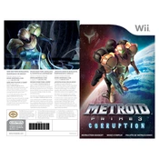 Nintendo Metroid Prime 3 Corruption manual cover