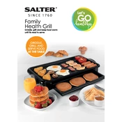 Salter EK4412 Family Health Grill manual cover